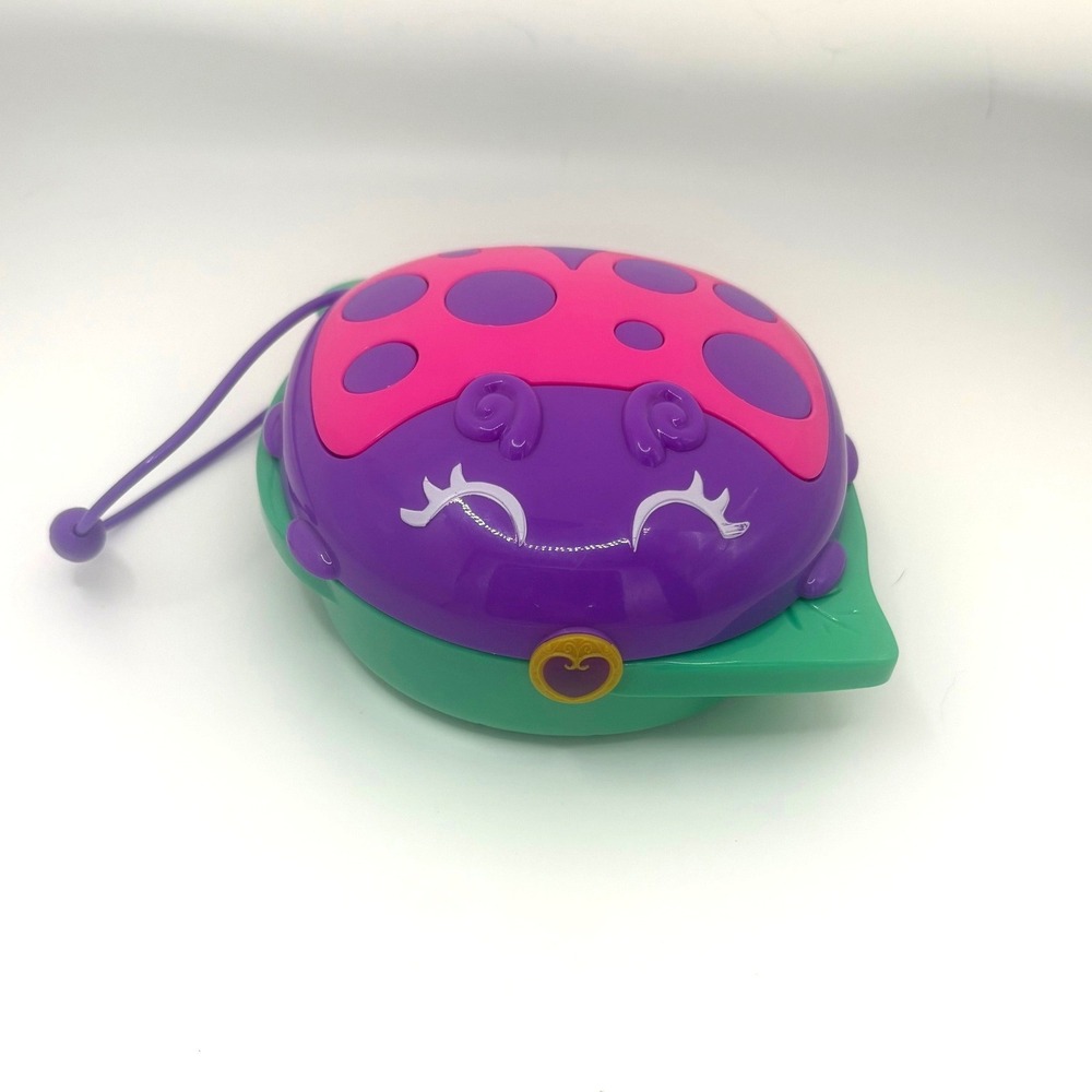 Polly Pocket Lil Ladybug Garden Compact Playset Mattel Purple Pink Green GKJ48
